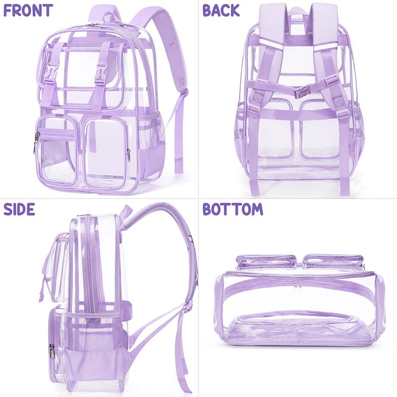 Product Introduction of Fimibuke Waterproof Clear Backpack 3PCS Set with Lunch Box & Pencil Case – Lightweight School Backpack Stadium Approved for Elementary, Middle & High School Students TikTokShopBacktoSchool 3