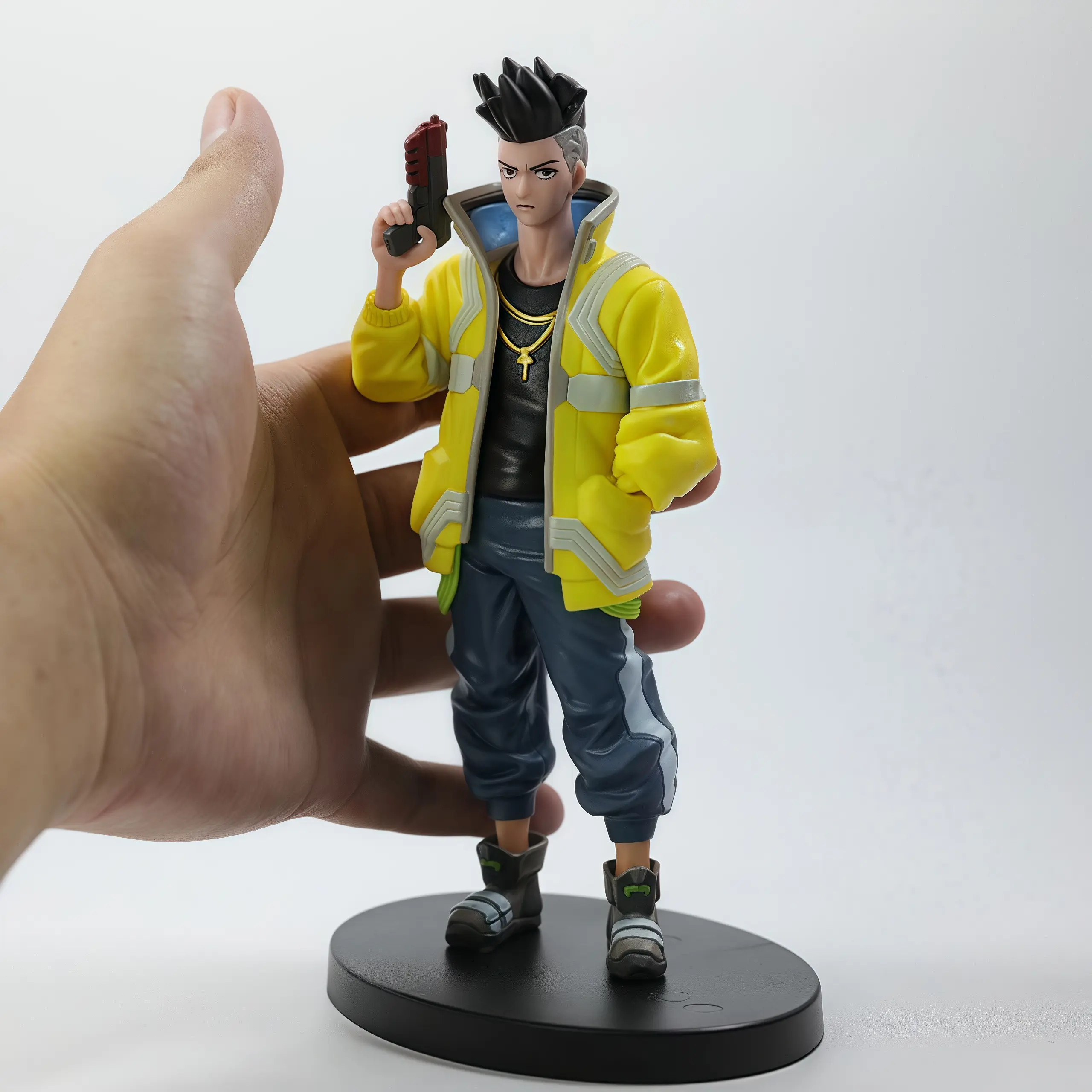 KO Cyberpunk Edgewalker Lucy David Rebecca Hand-made Desktop Chassis Car Ornaments Model Toy Owen with Baby Raptor Funko Pop!
