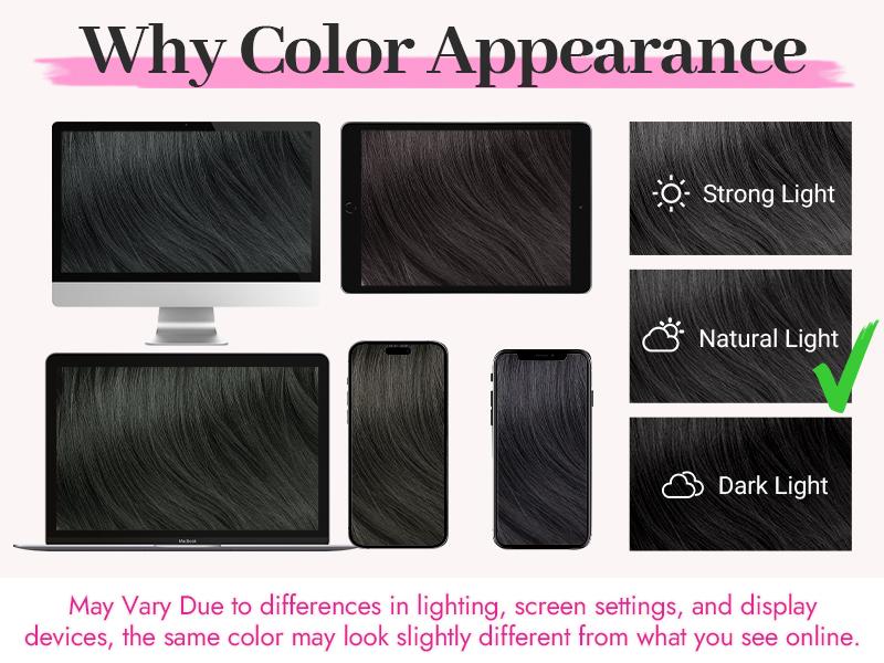 [KooKaStyle] Clip-In Hair Extensions for Women, 4PCS Soft Wavy Synthetic Hairpieces for Instant Volume & Length, Natural-Looking Seamless Blend, 20 Inch Black