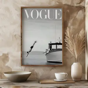 [Sale off up to 65%][Free Ship][No Frame] Modern Vogue Fashion Poster Stylish Black and White Wall Art for a Trendy Gallery Wall