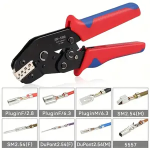 Dupont Terminal Crimping Tool, Interchangeable Molds, Wire Crimping Tool, Ratchet Type, Sn-48b Ph2.0 Xh2.5 Jst2.5 Vh3.96