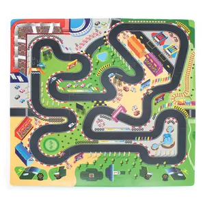 Sunta Play Mat DIY Race Track and Car | 9 Piece Set Sunta Play Mat DIY Race Track and Car | 9 Piece Set