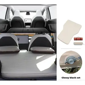 Car Camping Mattress For Tesla Model Y 2020-2023 Self-Inflating Air Bed Sleeping Bed Folding Outdoor Part For Car Traveling Part inflatable blow