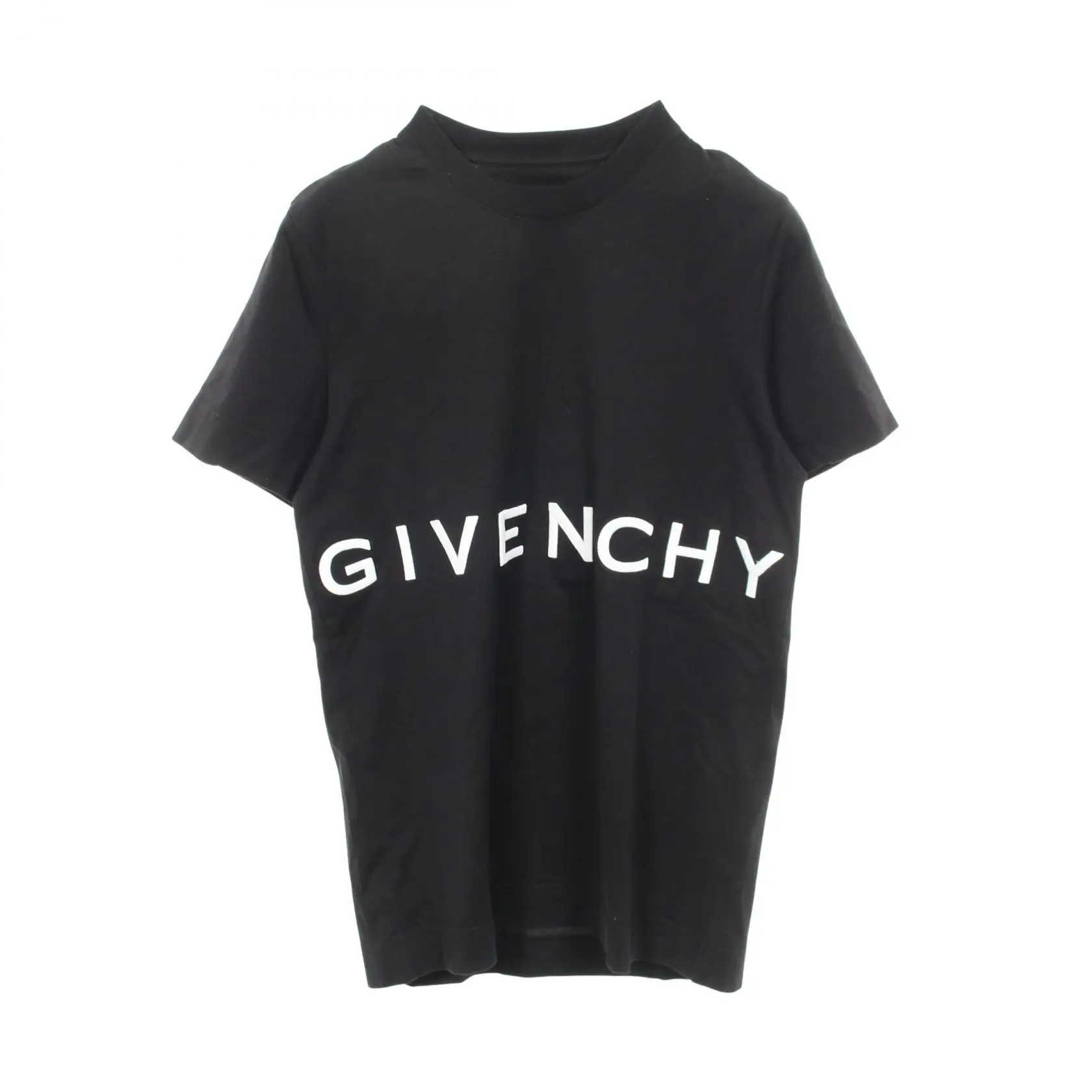 Pre-owned GIVENCHY Cotton Small Leather Goods 4G Logo Embroidered T Shirt