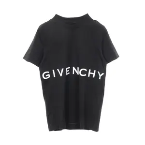 Pre-owned GIVENCHY Cotton Small Leather Goods 4G Logo Embroidered T Shirt