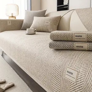 Boho-Chic Sofa Slipcover - High-Quality Pet-Friendly Cover