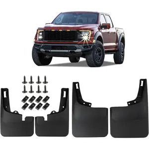 Weather Mud Flaps - Splash Guards for 2021-2023  F150 Front & Rear Set of 4