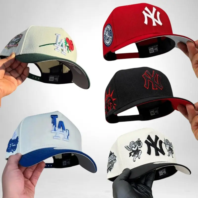New Era MLB LA Dodgers NY Yankees 9FORTY 59FIFTY Cap – Snapback Fitted Baseball Hat Unisex, Gorras para Hombre Mujer, Adjustable Trucker Design, Vintage Flat Brim Look, Urban USA 2026 Fashion Drop