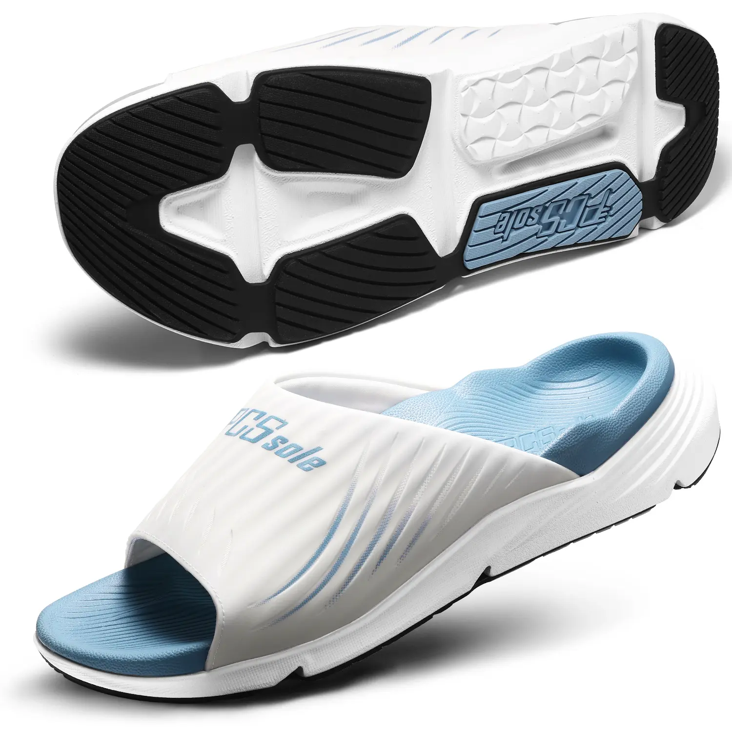 PCSsole Arch Support Recovery Sandals for Women – Orthotic Sandals for Plantar Fasciitis Relief – Comfort Cushion & Rubber Sole - Recovery Orthotic Sandals for Foot Pain - Flat Feet - Arch Pain - Heel Pain