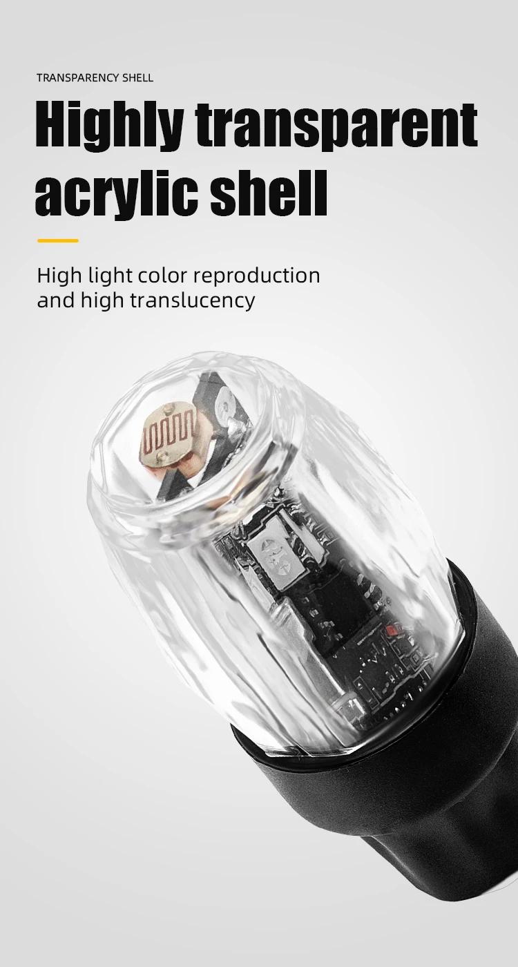 LED wheels light motocycle ，motorcycle tire lights night safety lightscar model usb charging auto wheel tire valve cap luminous cycling hub light car accessori