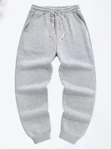 Men's Spring/Summer Lightweight Basic Solid Color Drawstring Jogger Pants - Casual & Comfortable with Side Pockets, Elastic Waistband & Ankle Cuffs - Perfect for Work, Commuting, Fishing, Camping & Gifting!