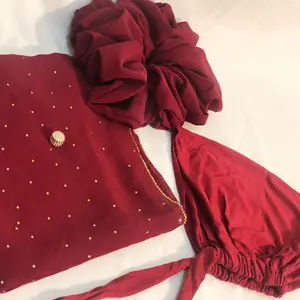 Luxury Maroon 4pc Hijab Bundle