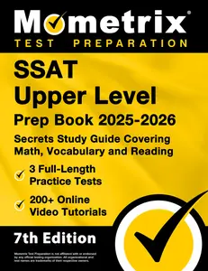 USED-SSAT Upper Level Prep Book 2025-2026 - 3 Full-Length Practice Tests, 200+ Online Video Tutorials, Secrets Study Guide Covering Math, Vocabulary and Re by Matthew Bowling (Paperback)