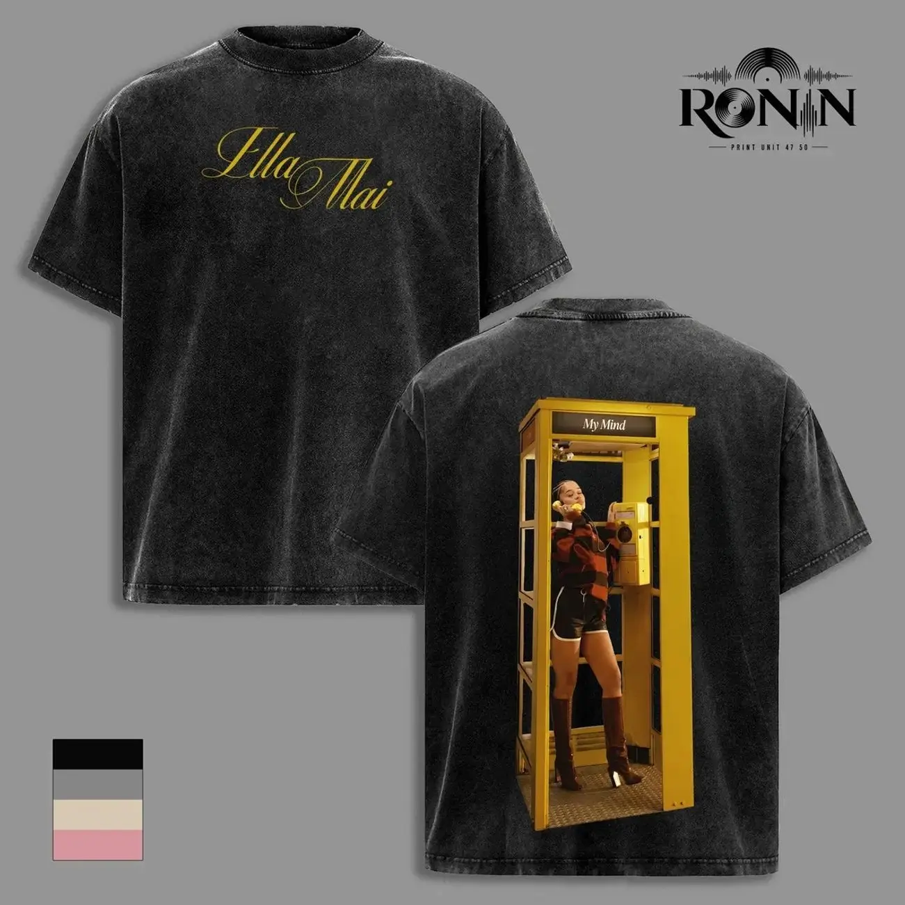 Trip Ella Mai Vintage Washed T Shirt, My Mind Graphic Tee, R&B Singer Heavyweight Cotton Shirt, Oversized Unisex Music Streetwear, Gift for Ella Mai Fans JSR