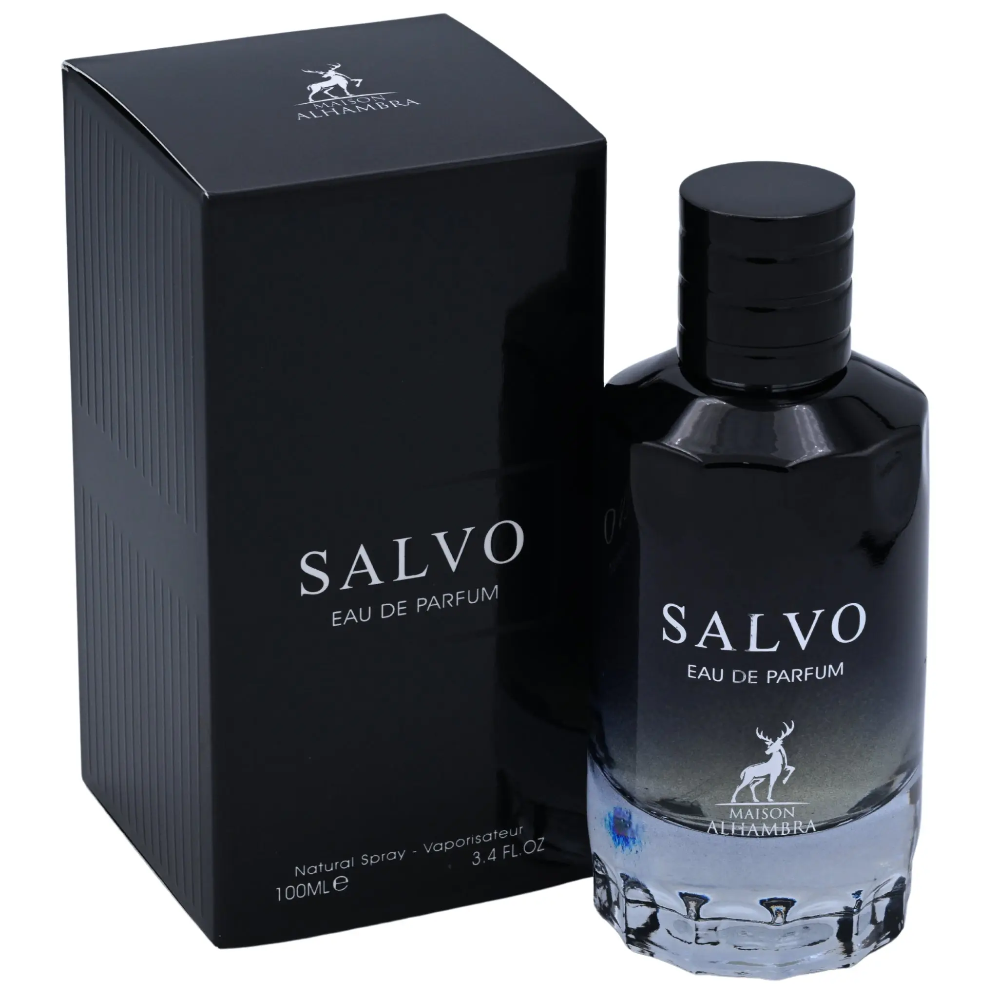 Maison & Co. Salvo Men's Signature Cologne - Aromatic Citrus Woody EDP Spray, 3.4 fl oz Gift Fragrance Cologne, New in Box, Men's Cologne