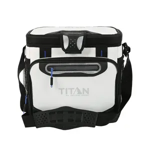 Titan by Arctic Zone 16 Can Zipperless Soft Cooler, 11 Quart, White