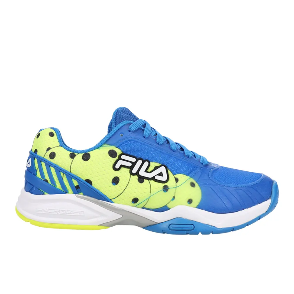 Fila Mens Volley Zone Pickleball Pickleball Sneakers Shoes - Blue