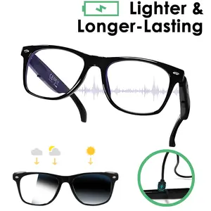 Ai Smart Wireless Translation Glasses, Supports 140+ Languages, Bluetooth-compatible Connectivity, Ideal for Travel Business Sports, Wearable Smart Glasses