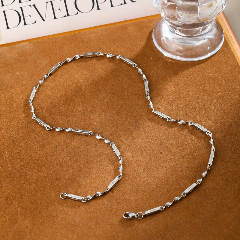 14k Silver plated Men's Diamond-Cut Rope Chain  Italy Heavy Necklace  Milano Figaro Rope Thick Chain Neklaces cross texture mens  necklaces