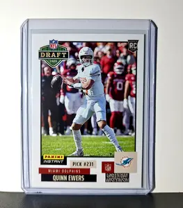 Quinn Ewers Rookie 2025 NFL Draft #37 Football Card Miami Dolphins 1 of 887