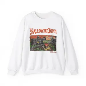 Halloweentown Sweatshirt, Halloweentown University Est 1998 Sweater, Retro Spooky Season Sweatshirt, Vintage Fall Halloween Sweatshirt Gift