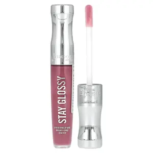 Rimmel London Stay Glossy Lip Gloss, 200 Tainted Love, 0.18 fl oz (5.5 ml)