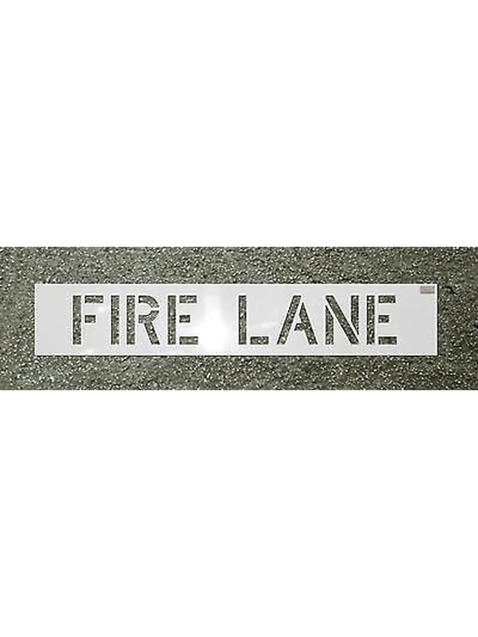 CH Hanson 70031 Fire Lane Signs Stencil, 12 x 9 in.