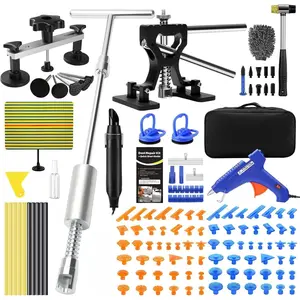Dent Puller Kit Dent  for , Paintless Dent Repair Kit with Metal Dent Lifter,  Slide Hammer T-Bar, Bridge Puller, Auto  Dent Repair, Door Ding, Hail  Removal