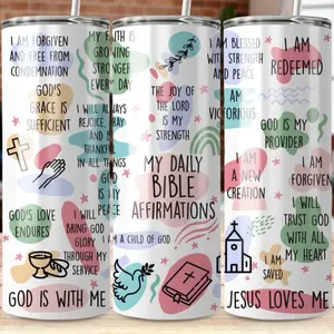 My Daily Bible Affirmations Tumbler