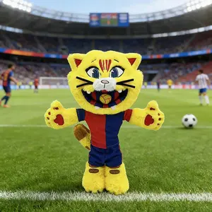 Football Mascot Cat Plush Toy 2026 Hot Football Plush Cat Mascot Football Cat Plush Toy The Bunny Doll Stuffed Animal Soft Toy #GGS