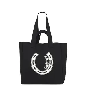 ALLSAINTS Izzy Horseshoe Tote in Black