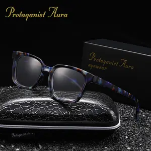Protagonist Aura  Red Square Sunglasses, Bold And Vibrant Design, UV400 Protection, Lightweight And Durable, Ideal for Street Style, Casual And Vacation Wear