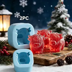 Creative Bull Silicone Mold, Perfect for Chocolate Making, Ideal for Weekend Holidays, Kids' Home Collection, Model Crafting Tool