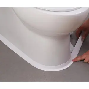2 Rolls Caulk Tape Self Adhesive, Bathroom  White Caulking Sealant Strip Peel & Stick Wallpaper Floor Tile Toilet Tub Sink Backsplash Kitchen Wall Decor, Easier to Use Than  Caulk