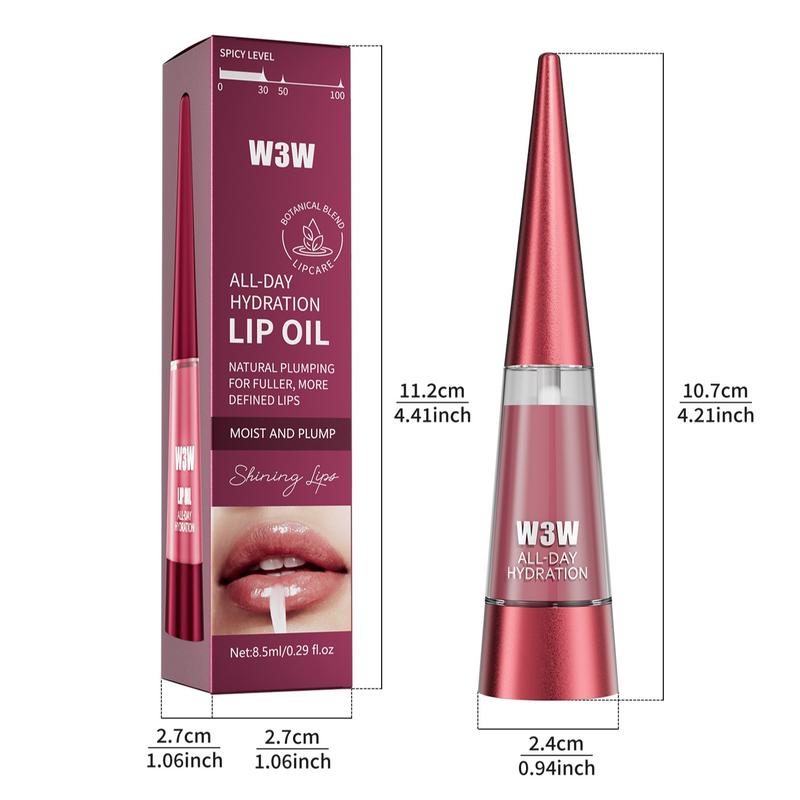 Spicy Lip Plumping Lip Balm - 5 Vibrant Shades for Bold Makeup Looks, Hydrating & Glossy Finish, Perfect for Date Nights & Bold Makeup Enthusiasts