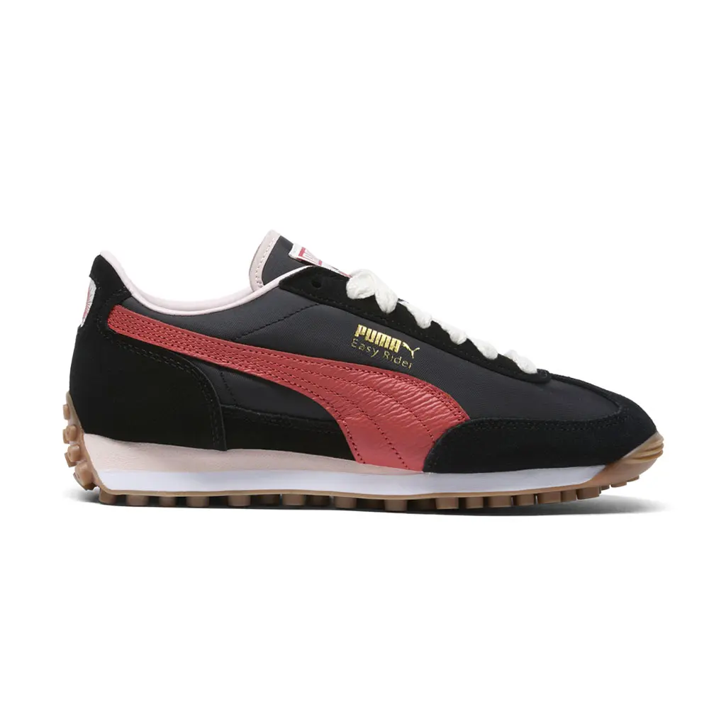 PUMA Mens Easy Rider Lovers Lace Up Sneakers Shoes Casual - Black