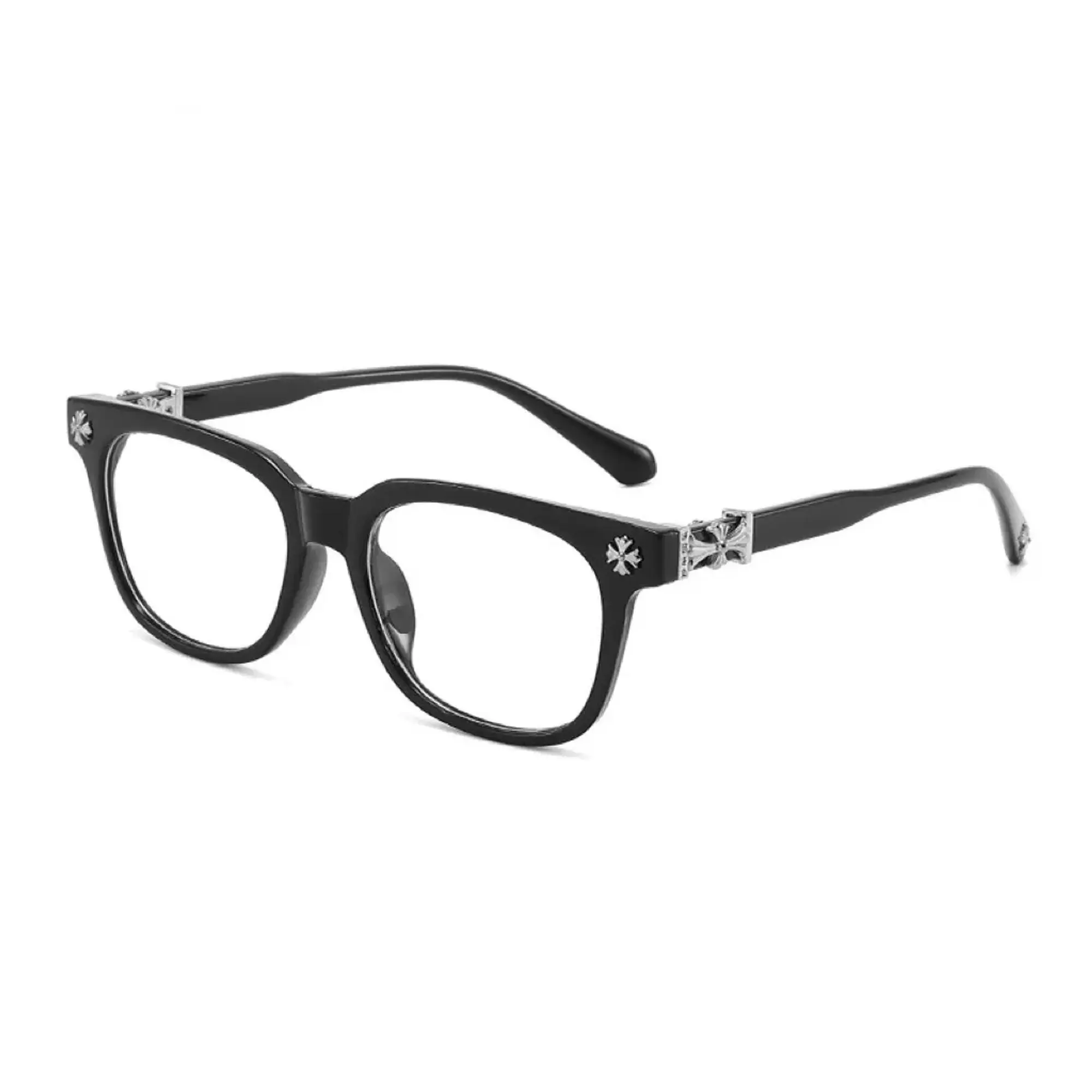 Plastic Square Frame Eyeglasses, Casual Retro Style, Suitable for Daily Wear, College, Commuting, Home Use, Stylish Square Frames, Trendy Casual Frames, Trending Glasses, Square Frame Eyewear, Fashionable Frames Glasses, Fashion Glasses