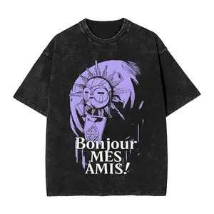 valentine shirts Washed T Shirts Funny Character 10Quote Clair Obscur Expedition 33 Hip Hop T-Shirts Harajuku  Streetwear Summer Tops Tees Men