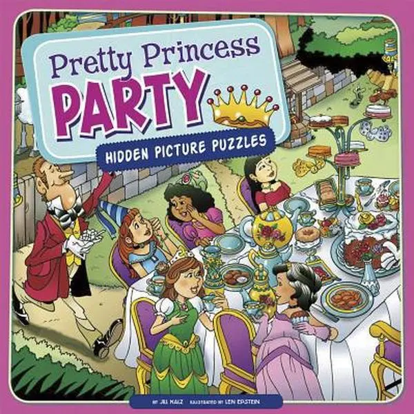USED-Pretty Princess Party: Hidden Picture Puzzles by Kalz, Jill (Hardcover)