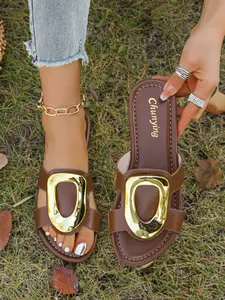 Women's Classic Chunky Heel Office Party Shoes, Anti-Slip Low Heel PU Leather, Rubber Sole, Elegant Square Toe D'orsay High Heels, Footwear