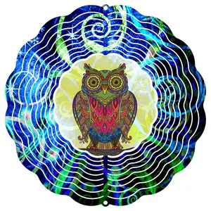 Wise Old Owl Wind Spinner