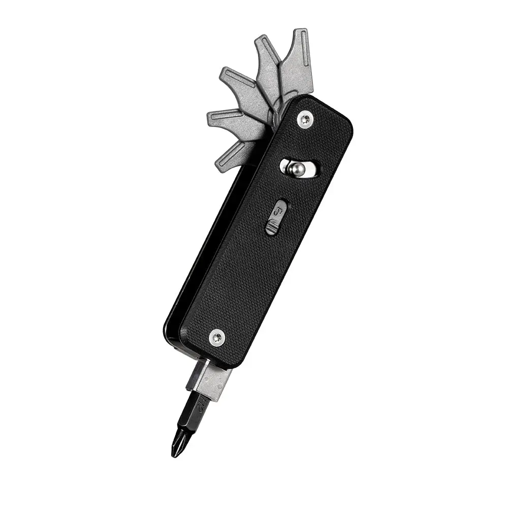 ROXON S503 9-in-1 Mini EDC Multi Tool Pocket Knife, Body Only (Blade Required) - Ideal for Outdoor, Fishing, and Camping