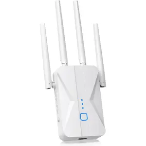 WiFi Extender Signal Booster,  WiFi Extender AC1200Mbps Dual Band (5.8GHz/2.4GHz), WiFi Booster with Ethernet Port for Home Covers Up To 10000 Sq.ft, Compatible with More Devices for Gifts for Home