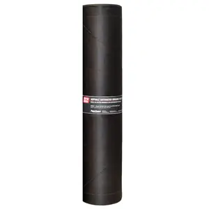 212 MAIN Asphalt Smooth Saturated Organic Felt Paper, Black, 30 lbs, 3x72 ft, Grip-Rite 5008940, 3X72 Feet