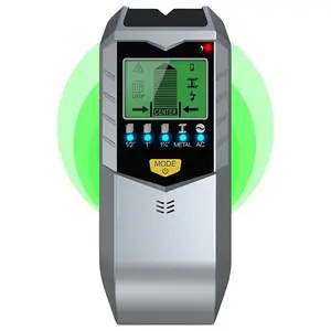 Professional 5-in-1 Wall Scanner & Metal Detector | High Precision LCD for Wires, Pipes & Studs | Portable DIY Tool Hardware for Home Renovation & Construction Safety | Digital Device for Cable Detection & Building Inspection