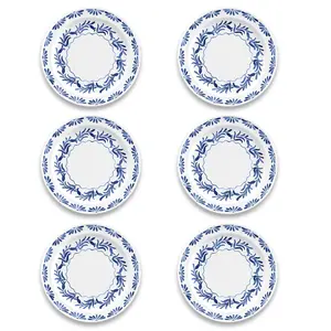 Azul Melamine Dinner Plate, Set of 6