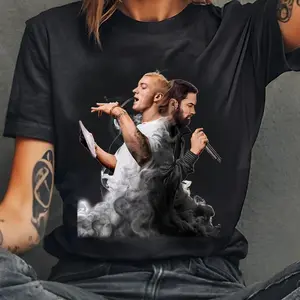 Rap God T-Shirt, Rapper Shirt, HipHop Shirt, Sl!m Shady Shirt, EM Shirt, Unisex T-Shirt Cotton, Vintage Free Thug Graphic T-Shirt, Casual Classic Cotton Retro Top, Comfy Tee, Streetwear