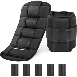 Adjustable Ankle Weights for Women Men, 1 Pair 2 4 5 6 8 10 lb  Weight Straps, Weighted Ankle Weights Set for Gym, Fitness, Yoga, Jogging, Walking, Aerobics, Physical