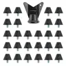 Cannon Sports 26 Nylon Cleat Spikes with Wrench – 13mm (0.5 Inch) Cleat Replacement Studs for Football, Soccer, Lacrosse, Rugby – Fits M5 Thread Cleats – Natural Grass / Firm Ground