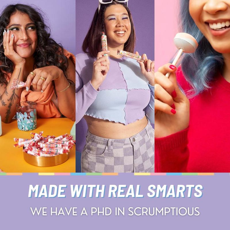 Smarties Lollies | Gluten Free Peanut Fat Free Assorted Fruity Flavors Low Calories Perfect for Halloween Parties Made by US Candy Company Since 1949-34 oz 120 Count Lollipops holiday gift